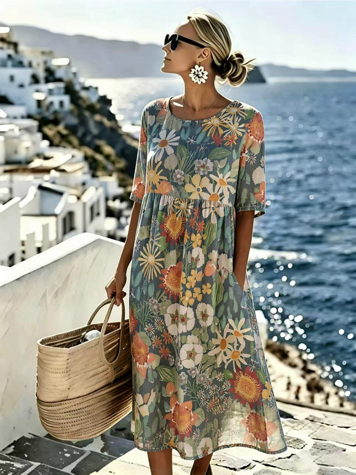Evie - Elegant Floral Dress