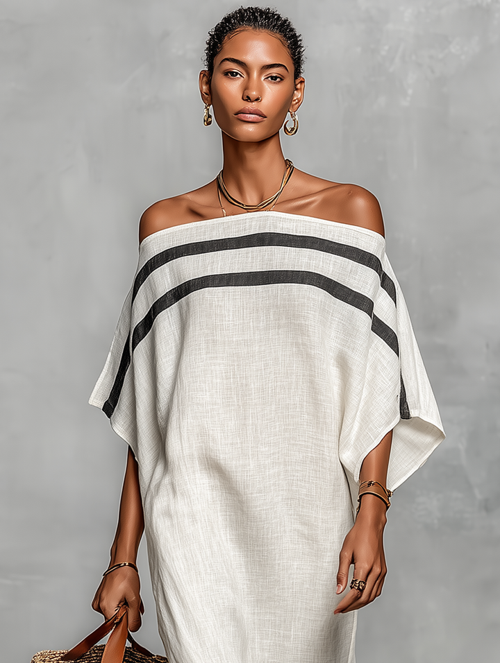 Victoria - Linen Maxi Dress