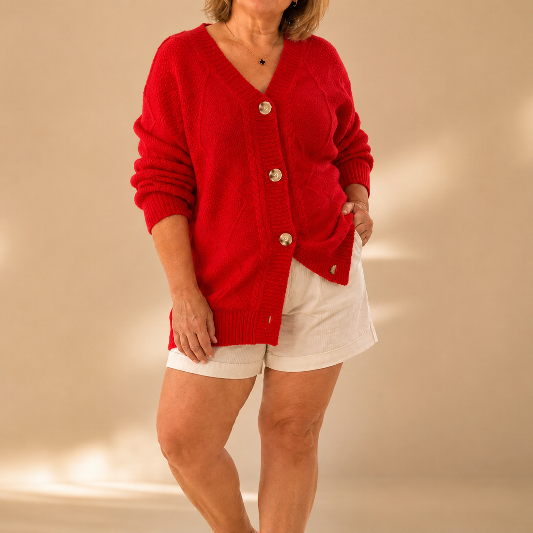 Adèle - Buttoned Soft Cardigan