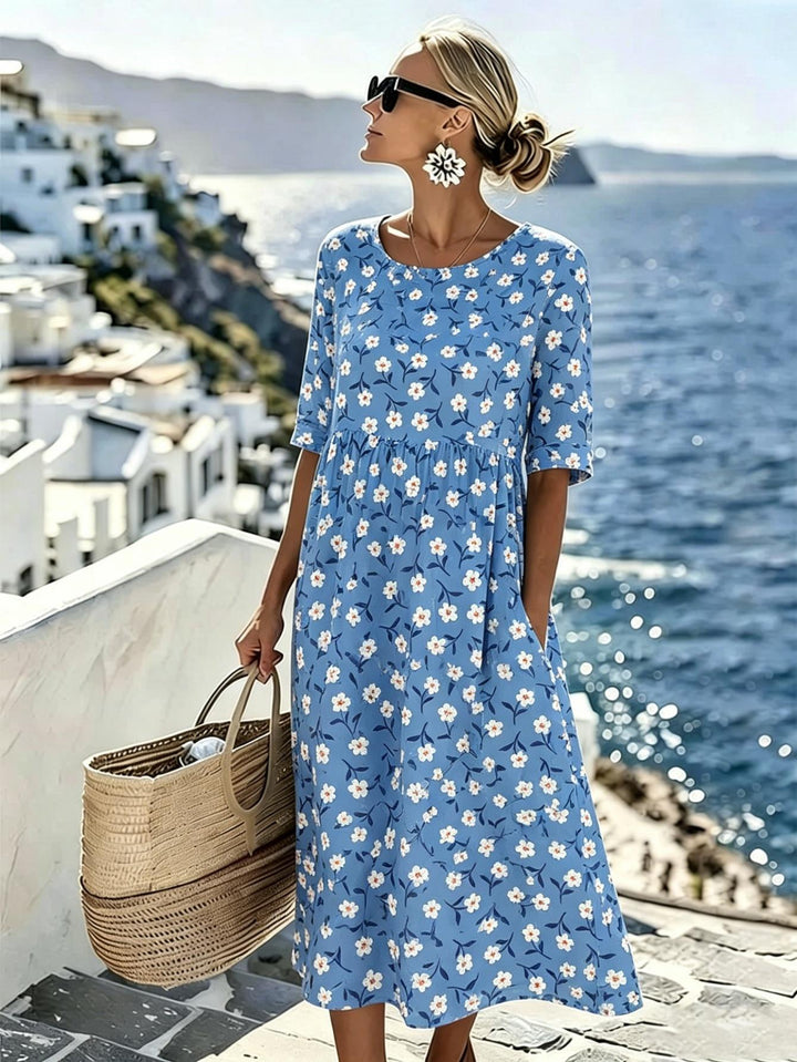 Lily - Elegant Floral Summer Dress