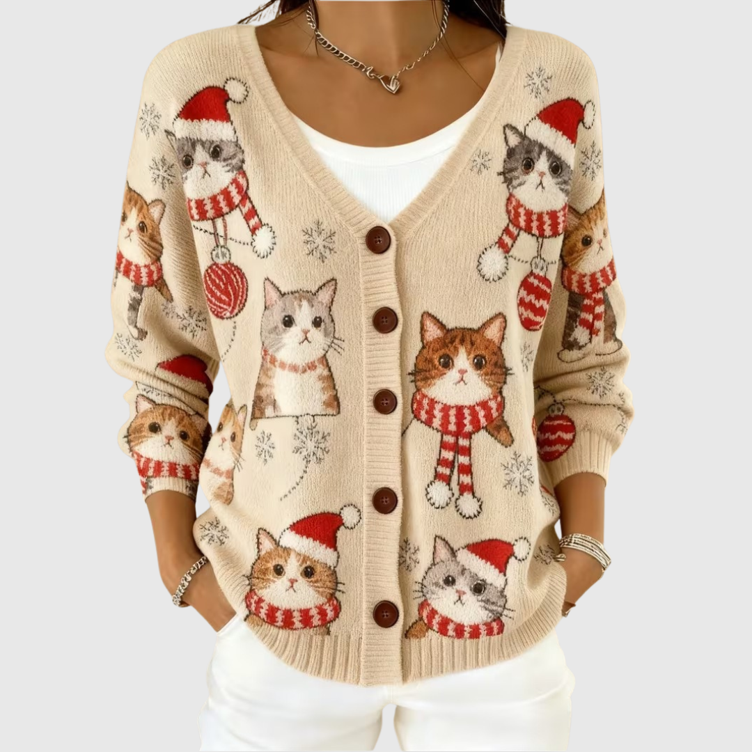 Séverine - Buttoned Layering Cardigan