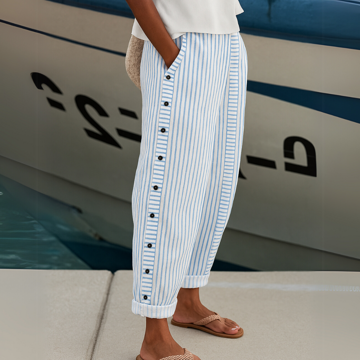Caitlin - Striped Beach Pants