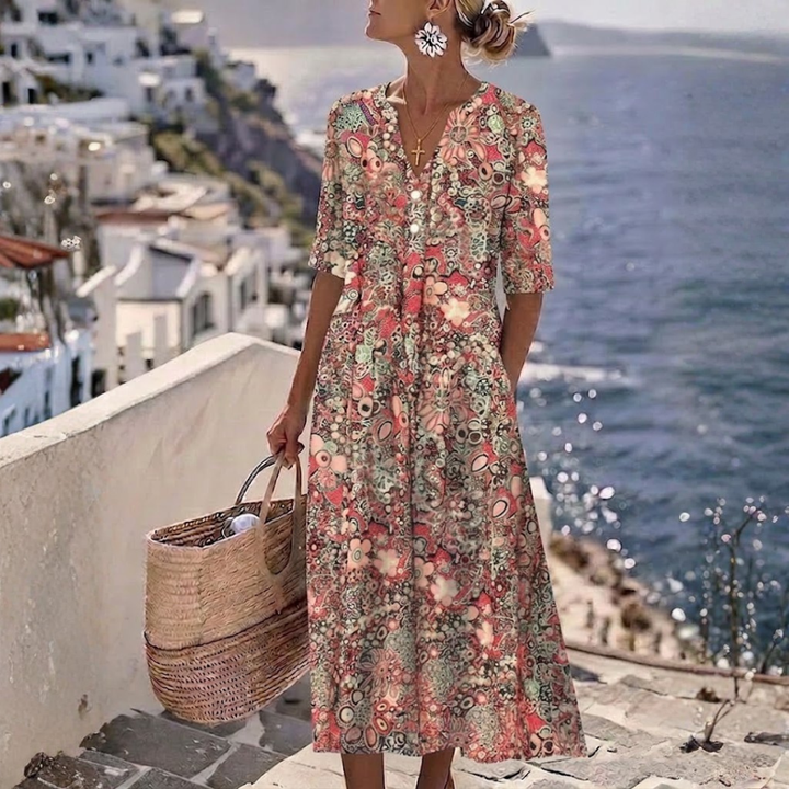 Janice - Belly Cover Summer Dress