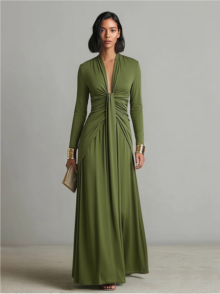 Amelia - Silk Maxi Dress