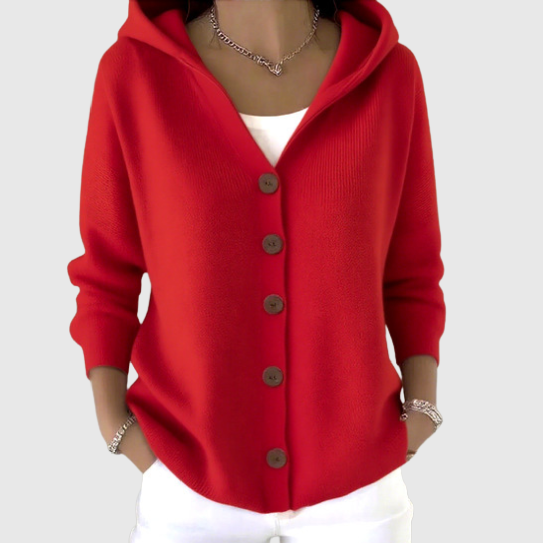Herminie - Hooded Comfy Cardigan