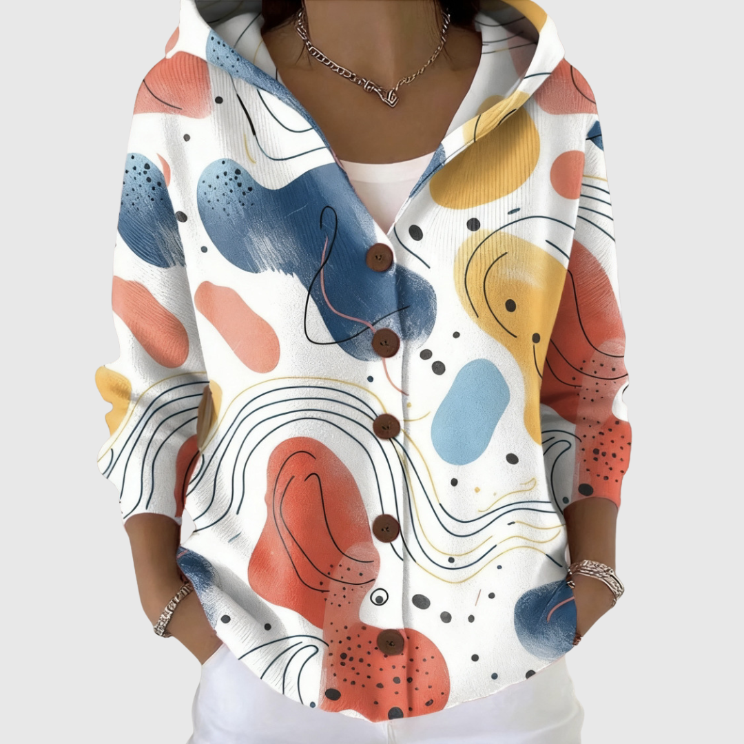 Wilhelmine - Hood-Detail Classic Cardigan