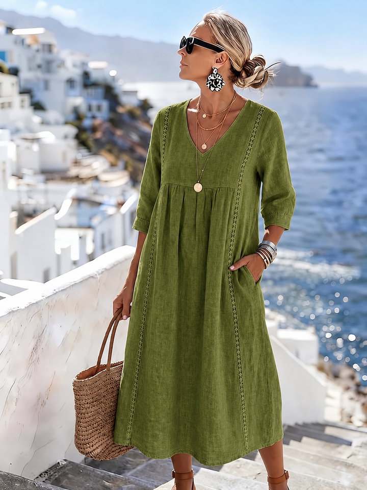Helena - Patchwork Lace Dress