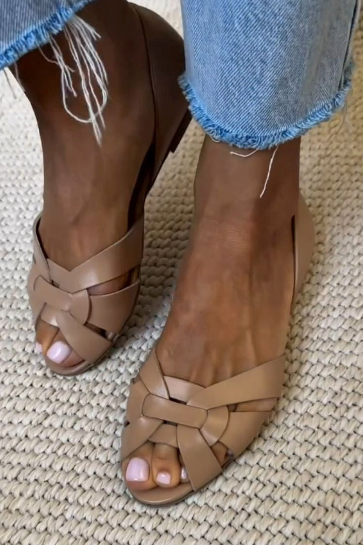 Natasha – Woven Summer Sandals