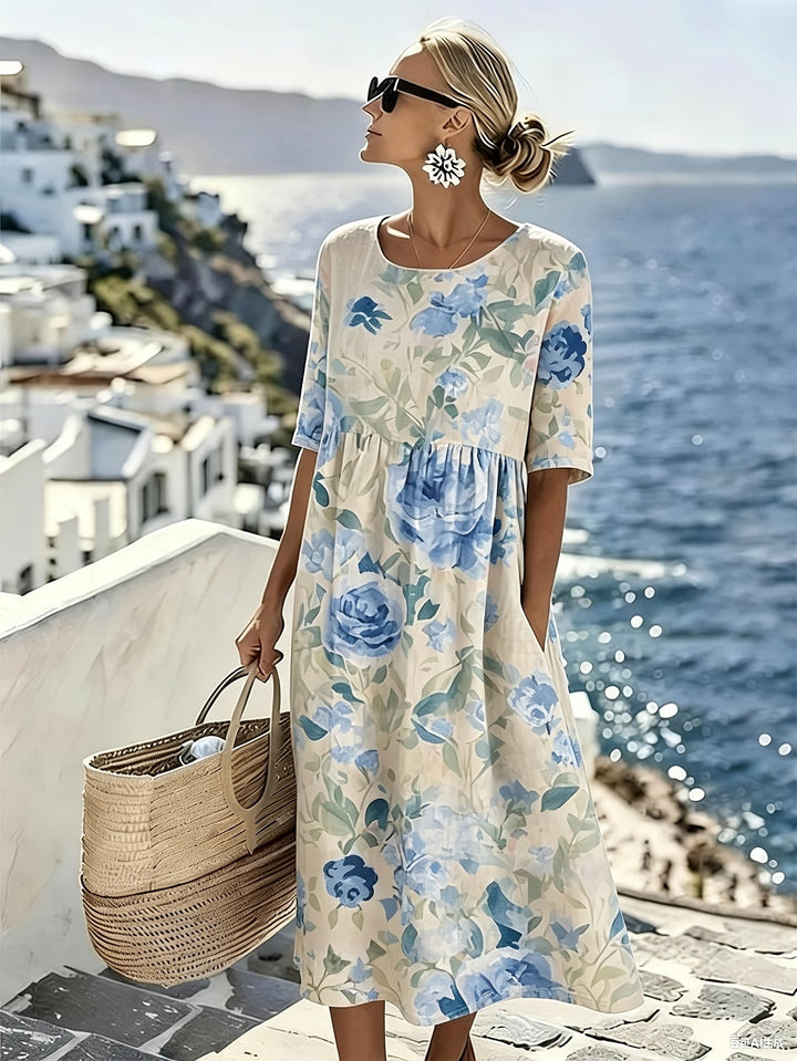 Evie - Elegant Floral Dress