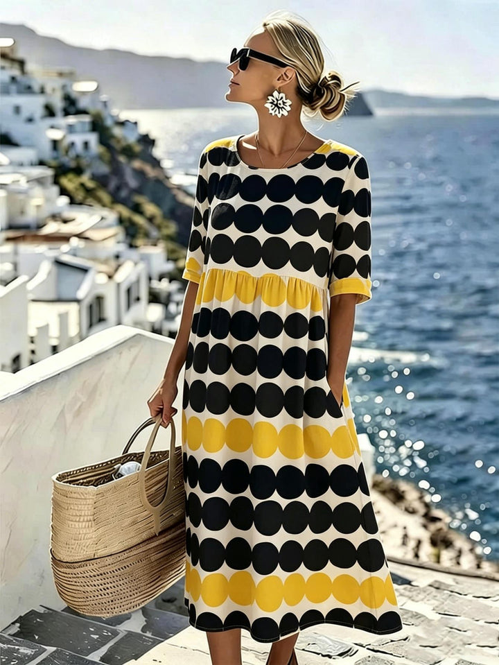 Harper - Retro Dot Dress