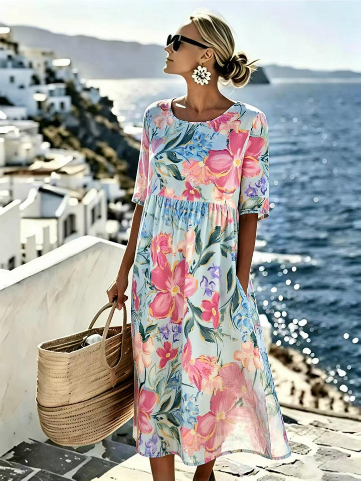 Evie - Elegant Floral Dress