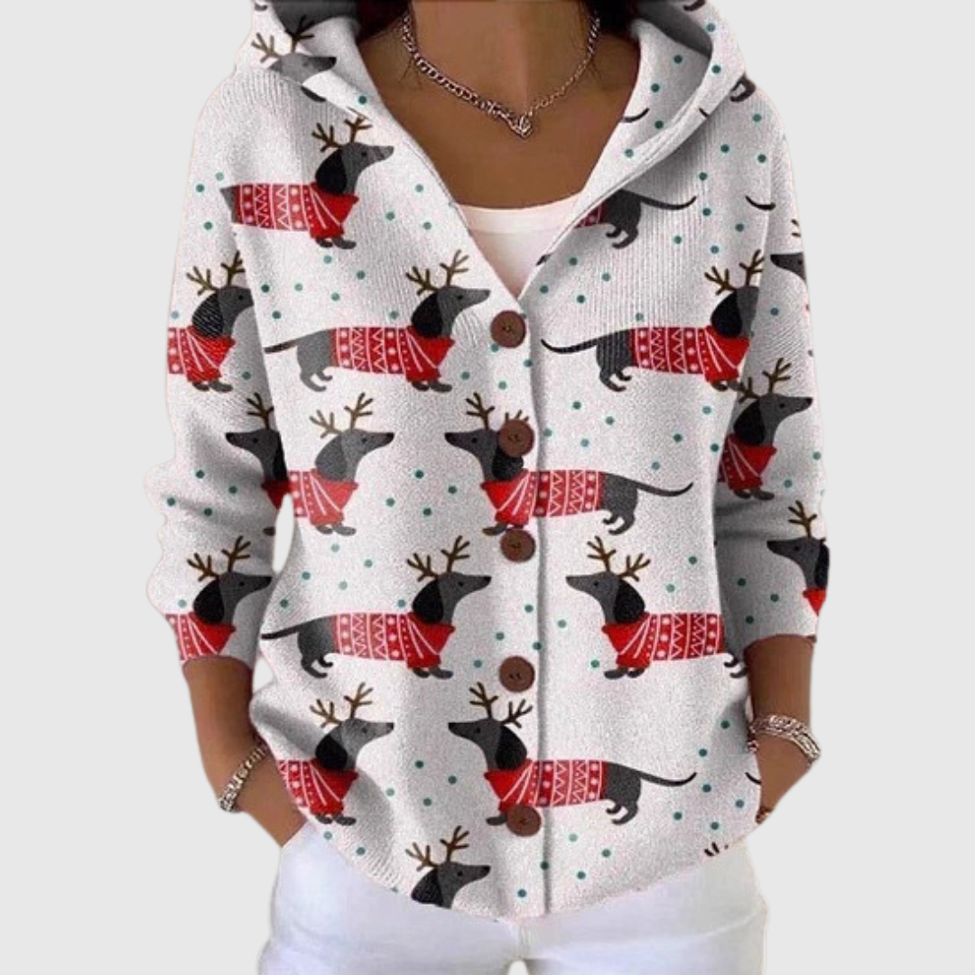 Noëlle - Hooded Warm Cardigan