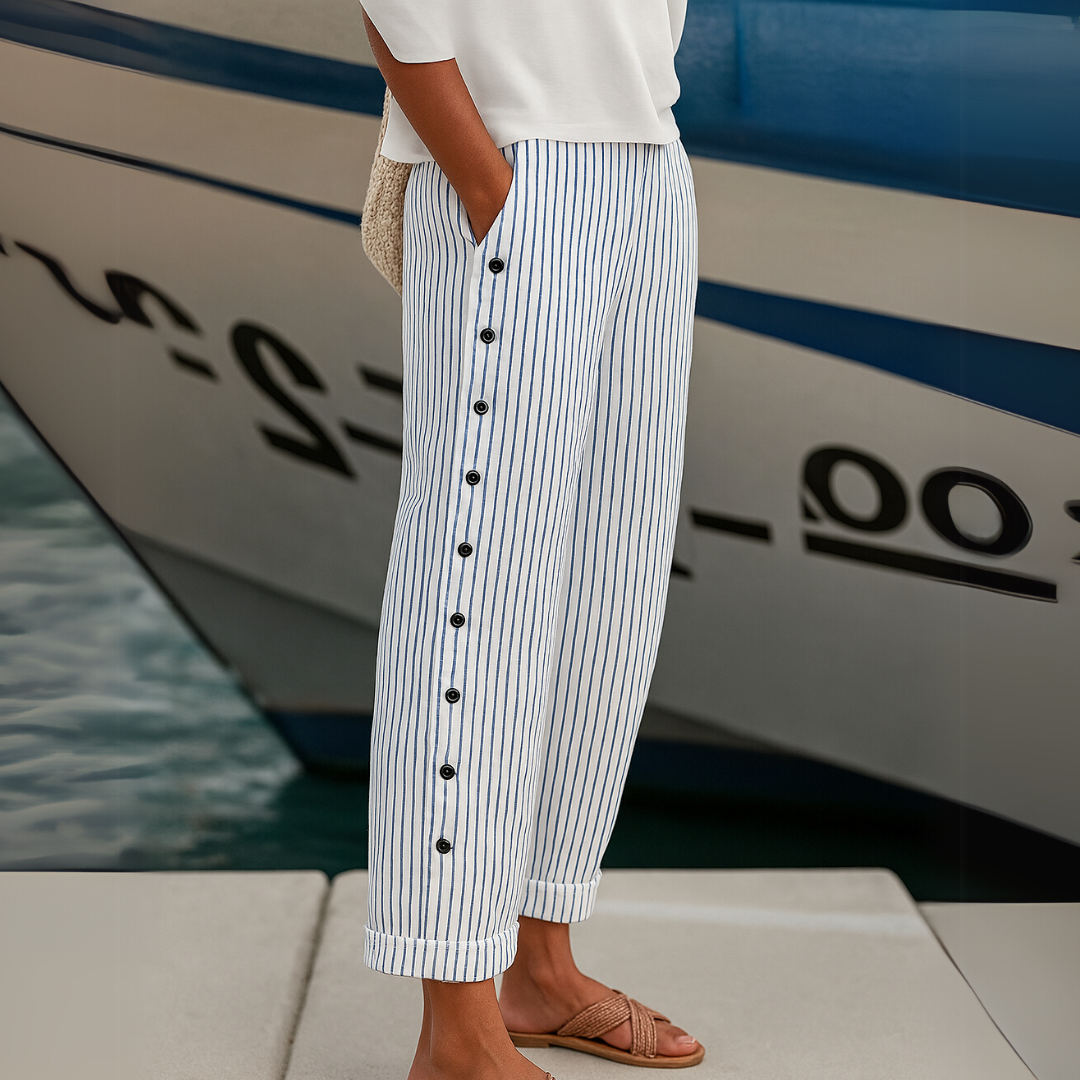 Caitlin - Striped Beach Pants