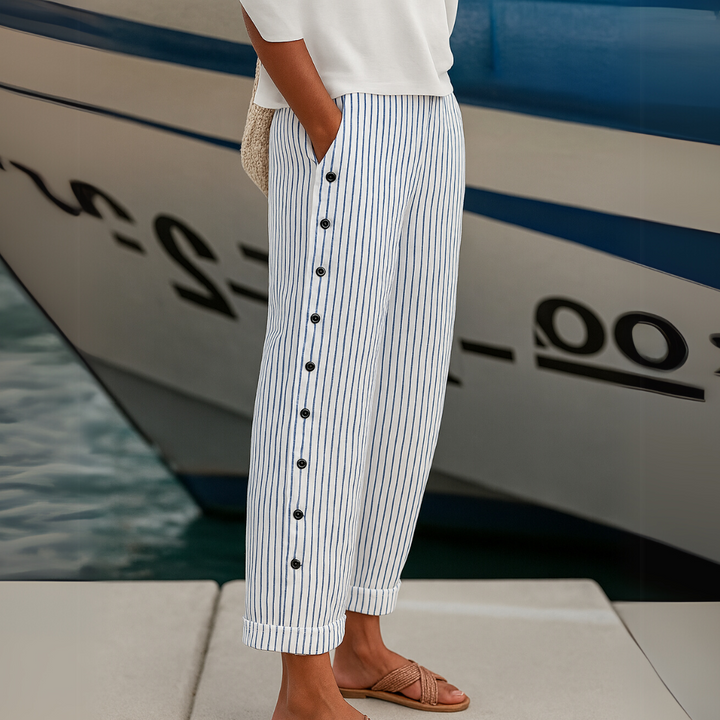 Caitlin - Striped Beach Pants