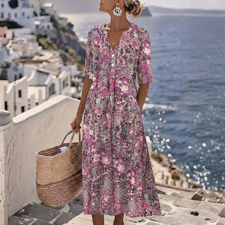 Janice - Belly Cover Summer Dress