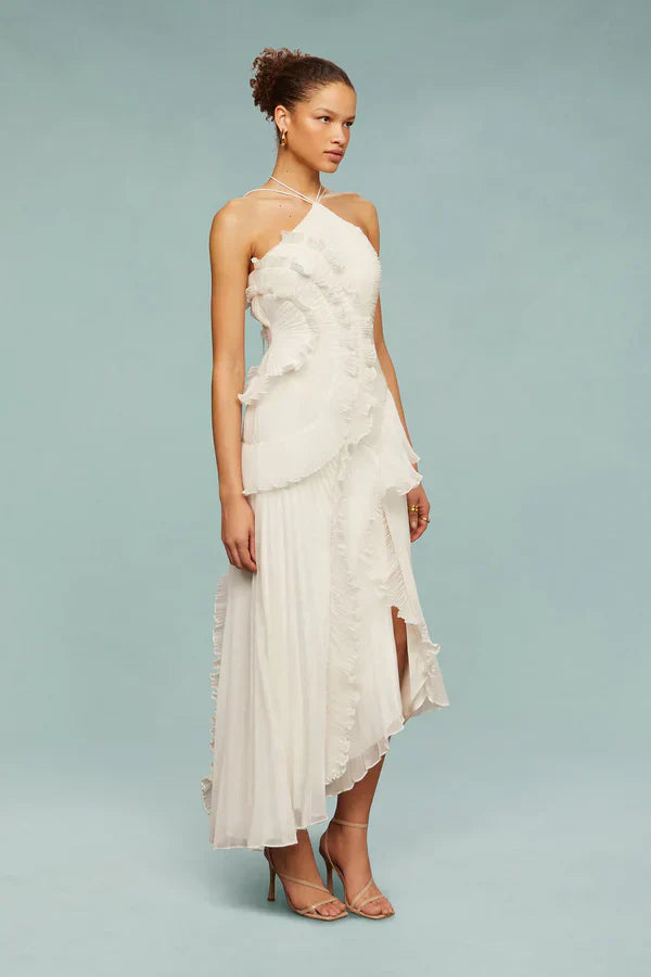 Eleanor - Spiral Ruffle Dress