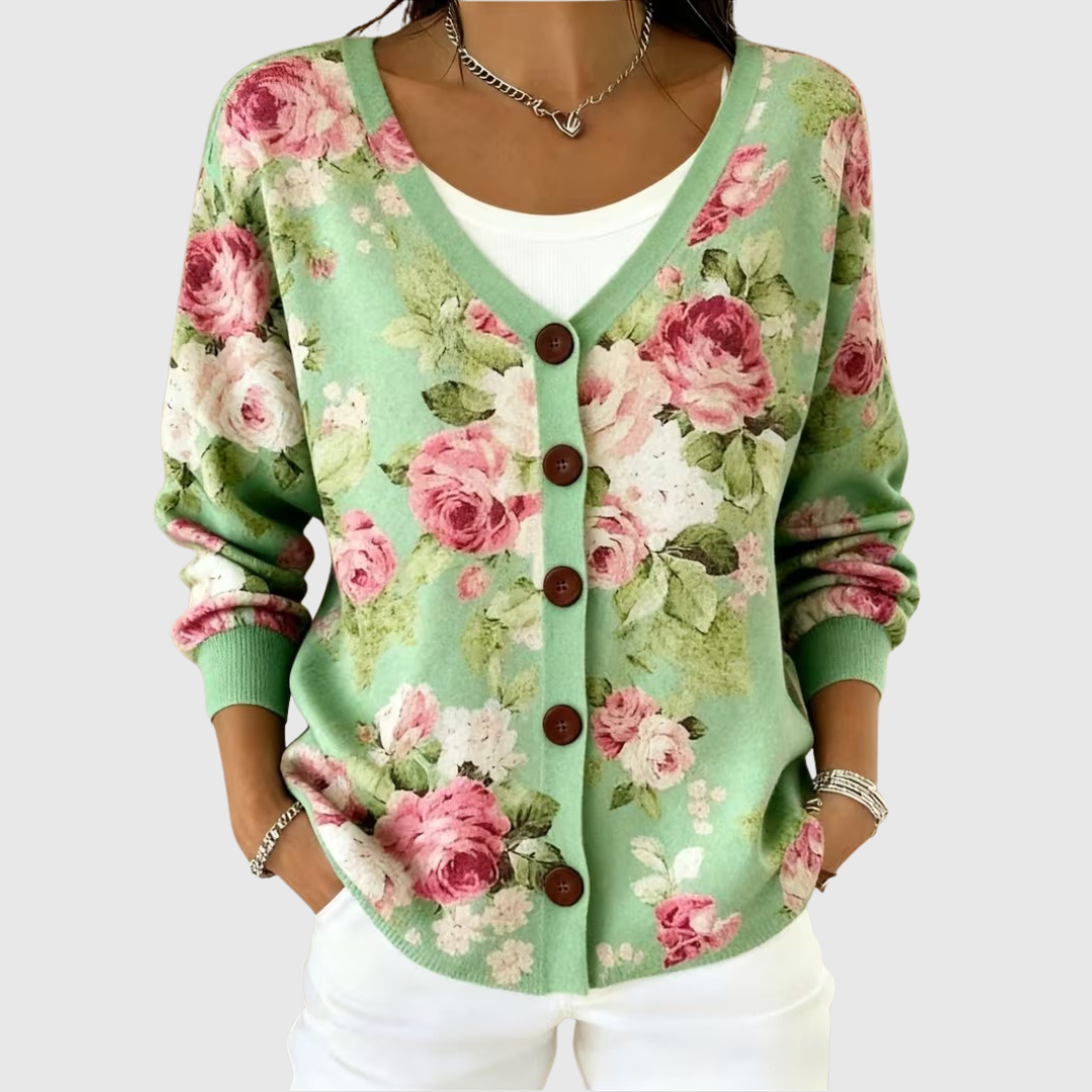 Aimée - Buttoned Timeless Cardigan