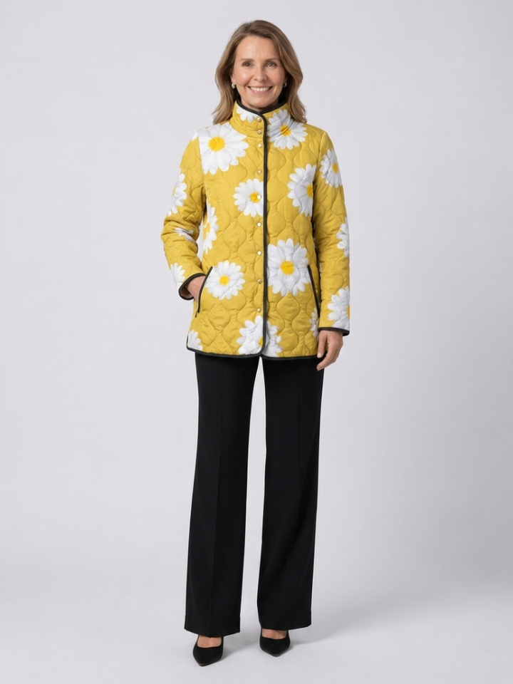 Henrietta | Mustard Daisy Jacket