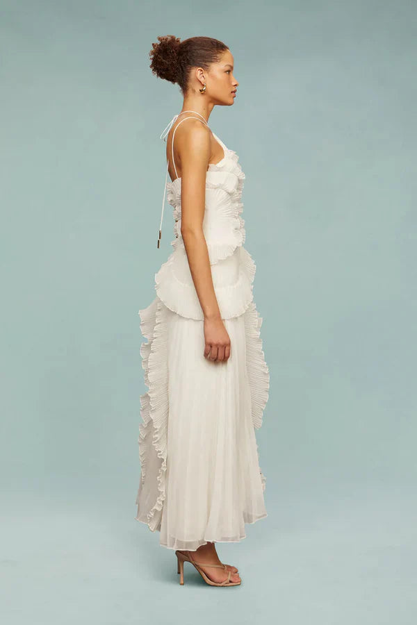 Eleanor - Spiral Ruffle Dress