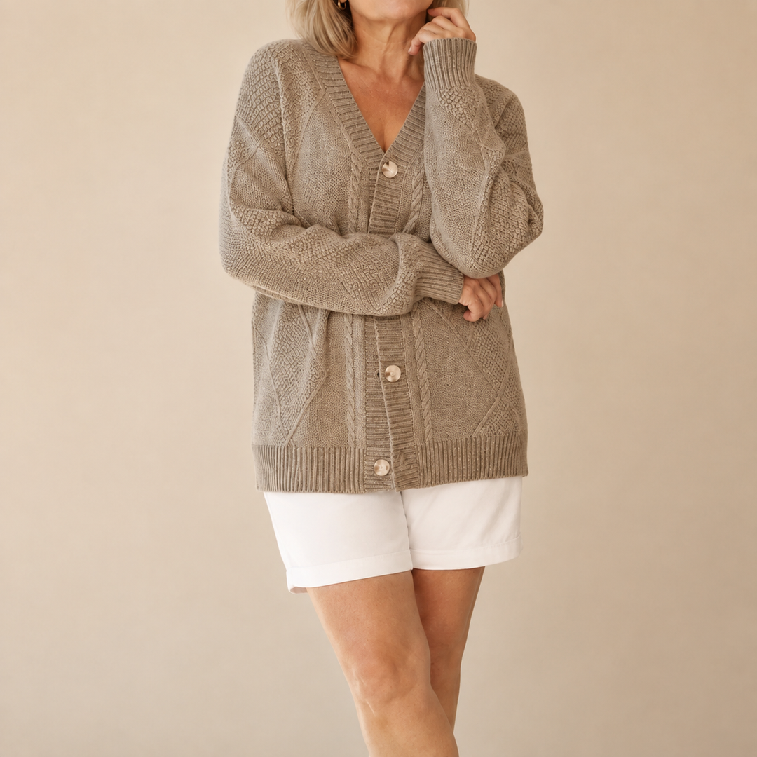 Adèle - Buttoned Soft Cardigan
