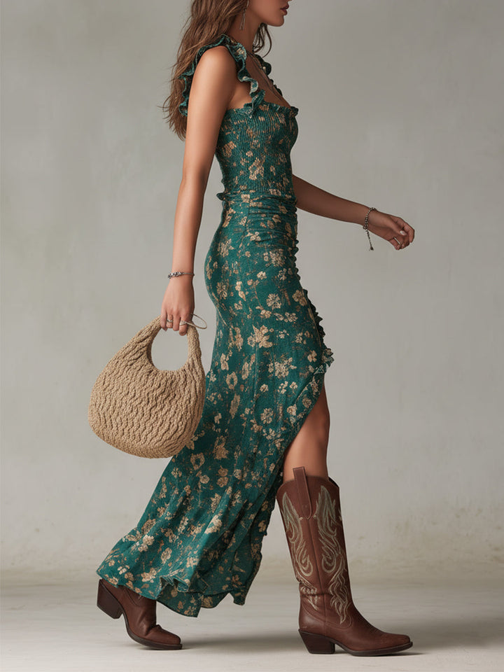 Bianca - Boho Print Dress