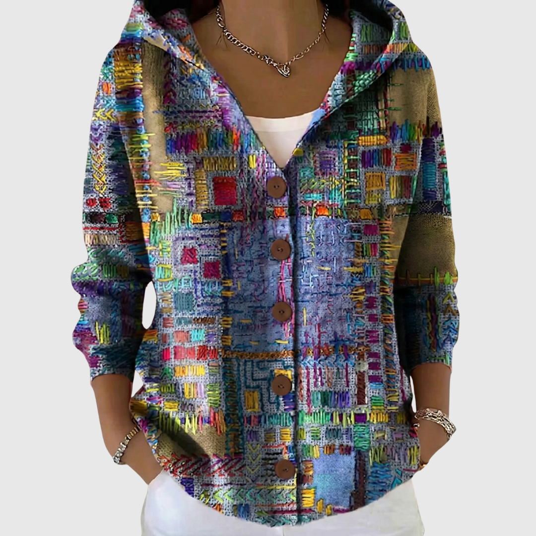 Élodie - Hooded Casual Cardigan