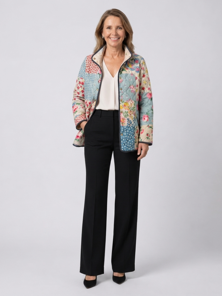 Clementine | Floral Quilted Jacket