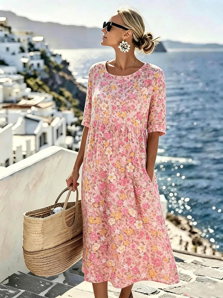 Grace - Elegant Floral Summer Dress