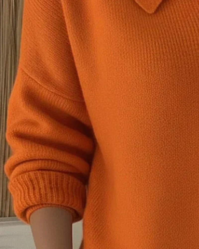 Constance - Shirt-Collar Cosy Cardigan