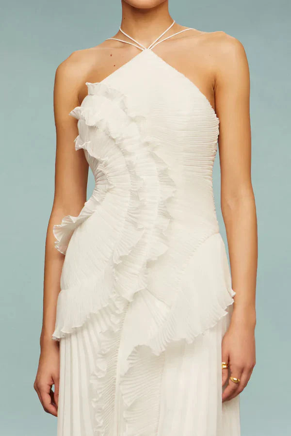 Eleanor - Spiral Ruffle Dress