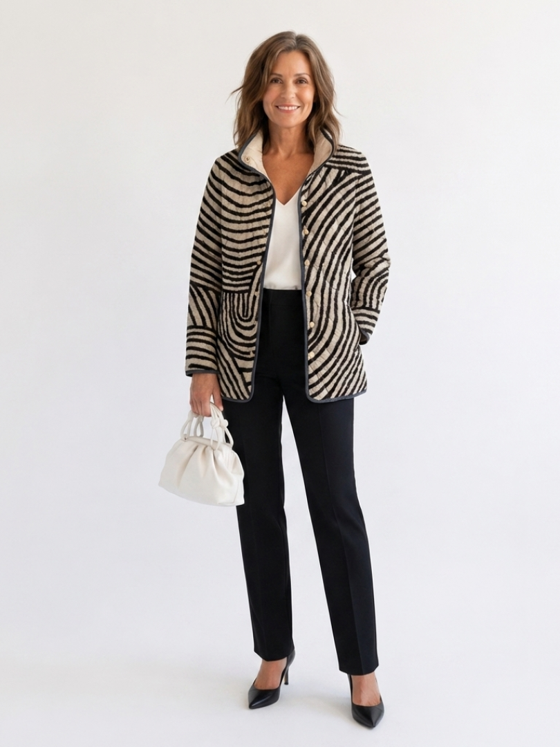 Cordelia | Circle Print Jacket