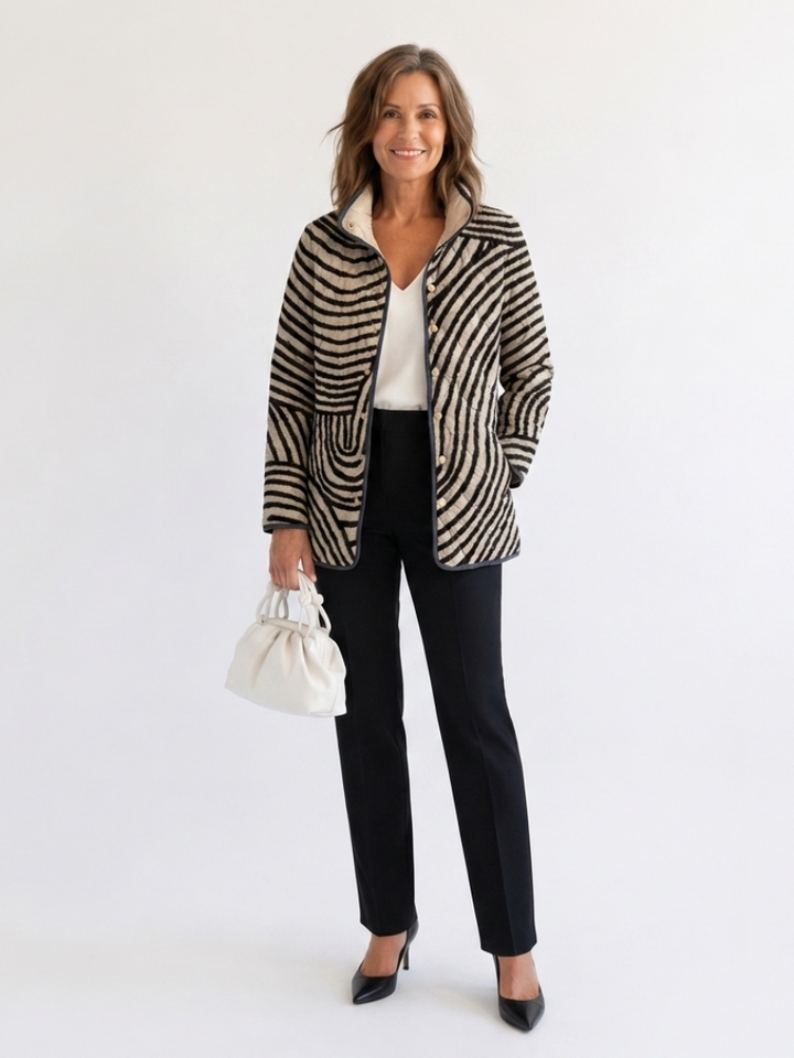 Cordelia | Circle Print Jacket