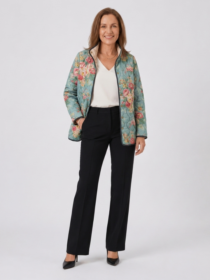 Felicity | Pink Quilted Jacket