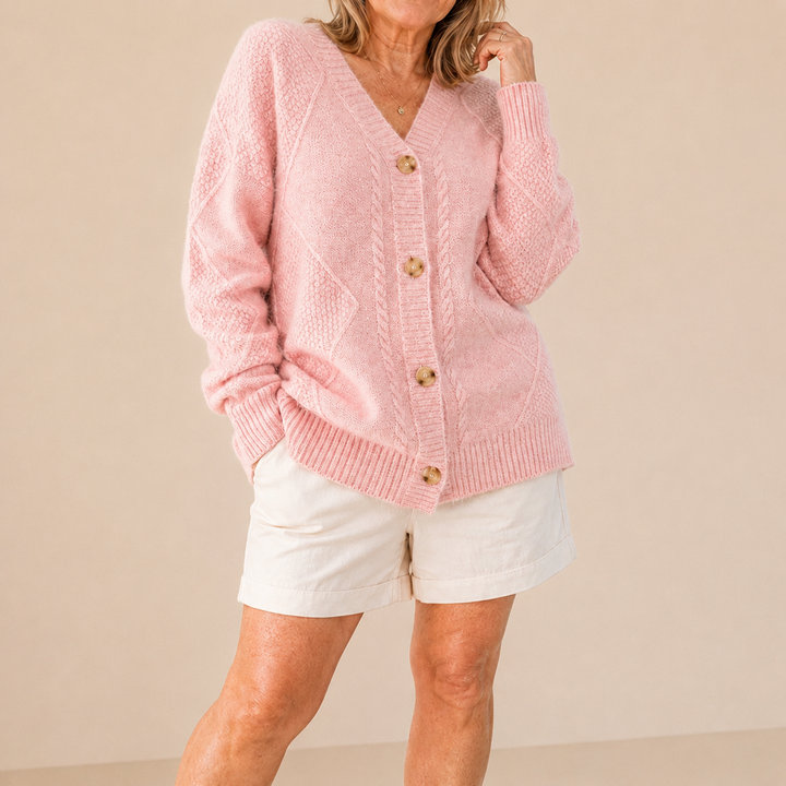 Adèle - Buttoned Soft Cardigan