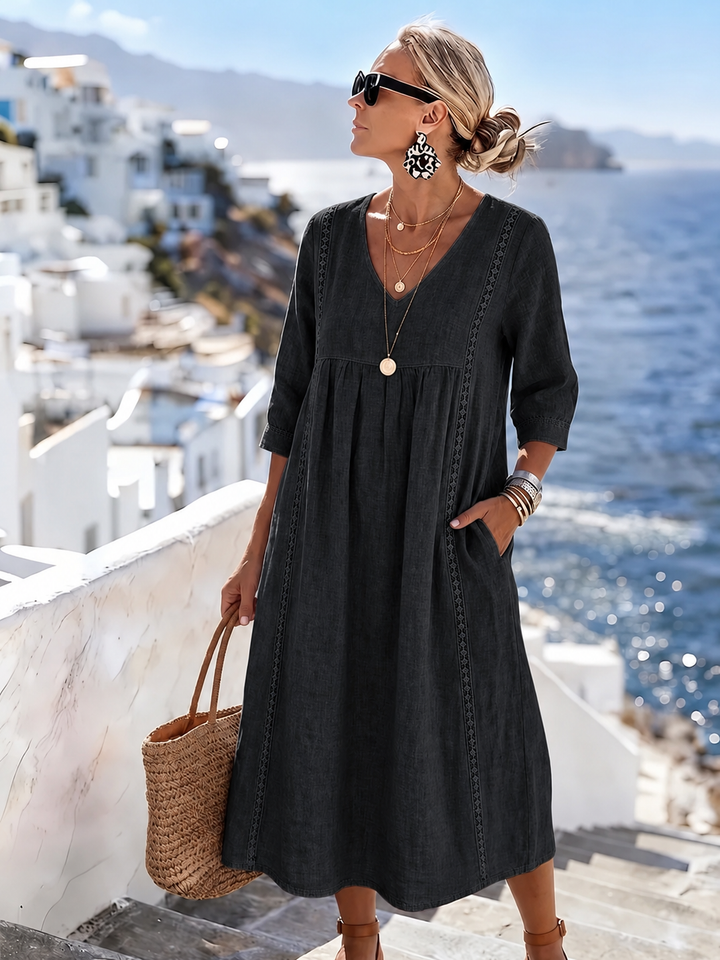 Helena - Patchwork Lace Dress
