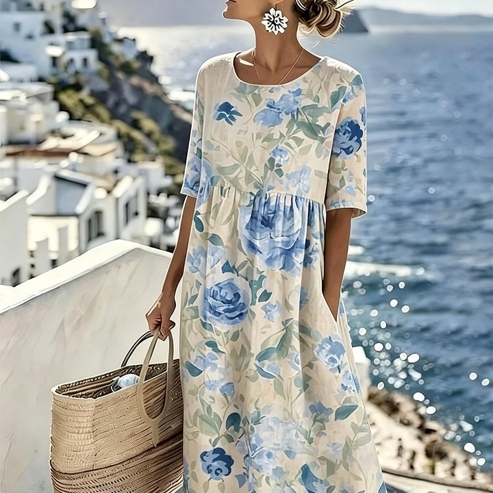Evie - Elegant Floral Dress