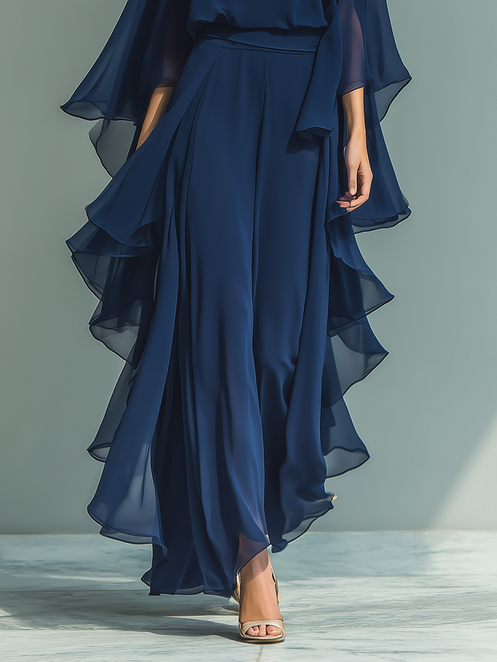 Eleanor - Chiffon Ruffle Set