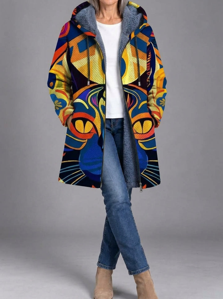 Alice | Painted Knitted Coat