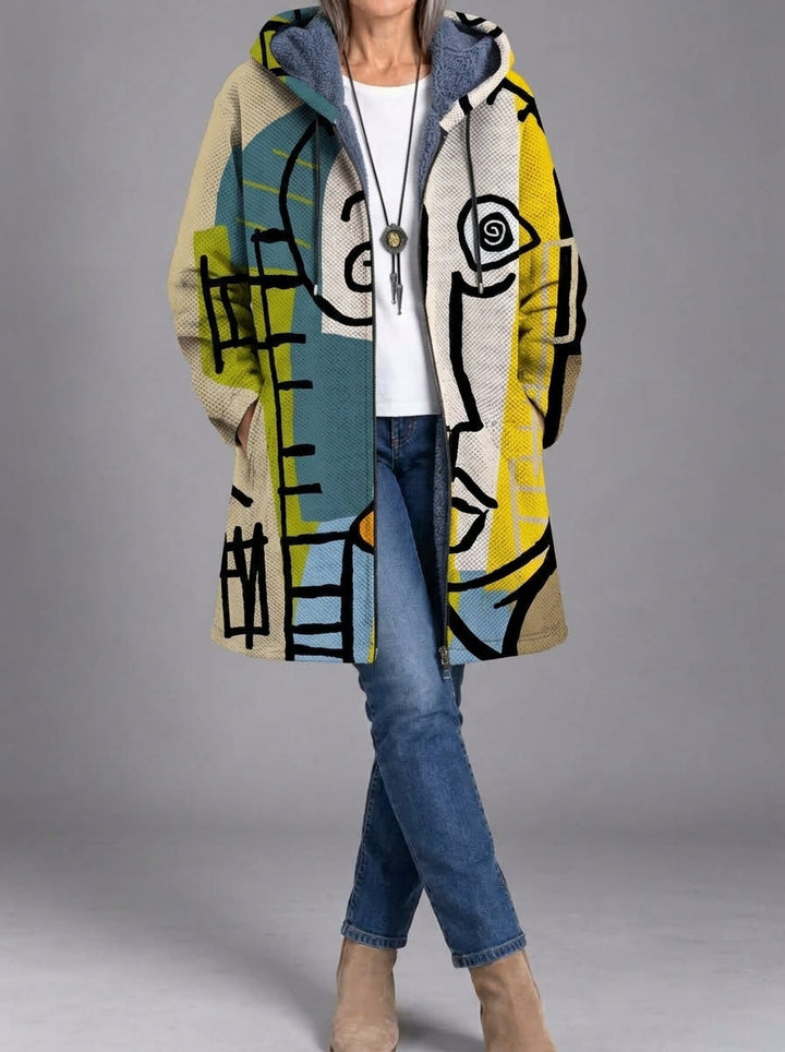Poppy | Colourful Art Coat