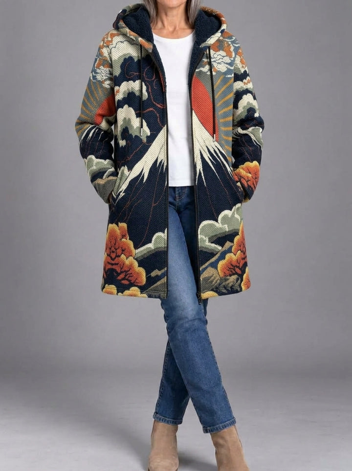 Evie | Canvas Print Coat