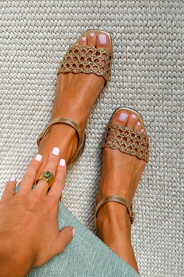 Gabriella – Golden Enchantment Sandals