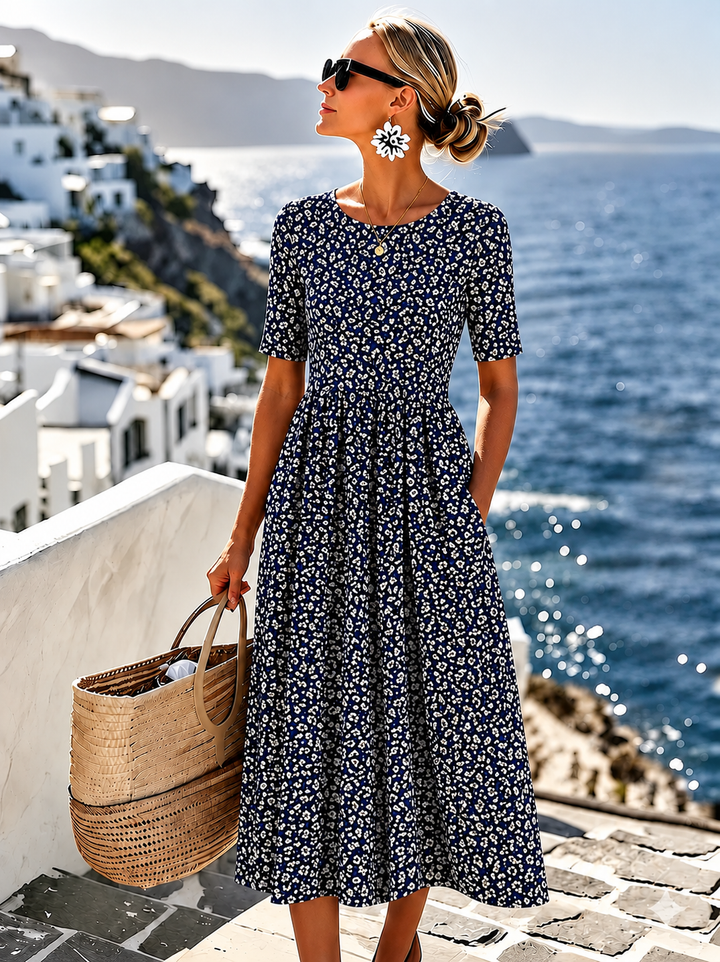 Sarah - Effortless Floral Dress