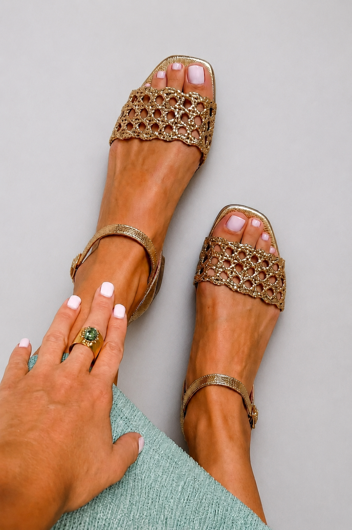 Gabriella – Golden Enchantment Sandals