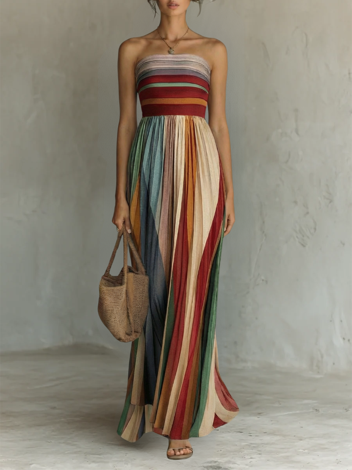 Grace - Colourful Maxi Dress