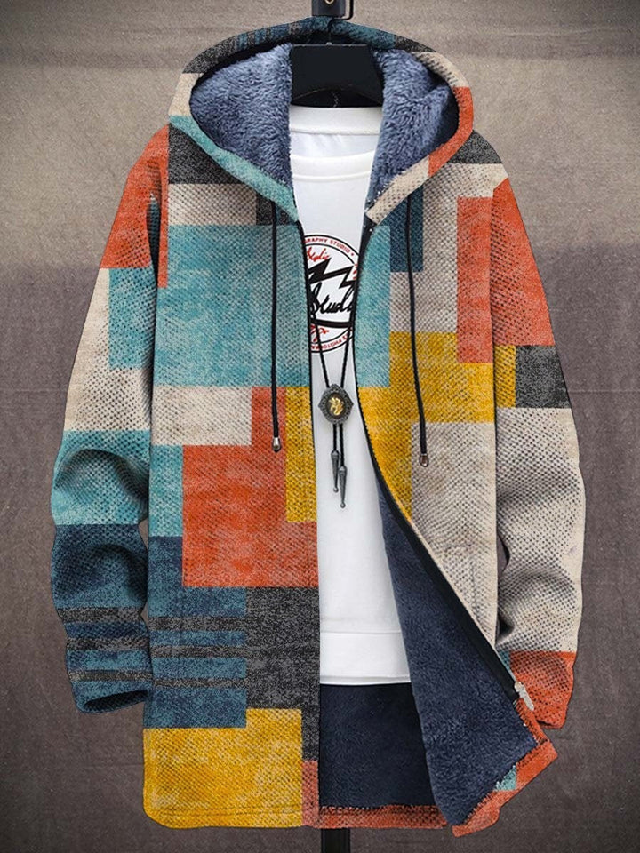 Lottie | Four-Print Knitted Coat