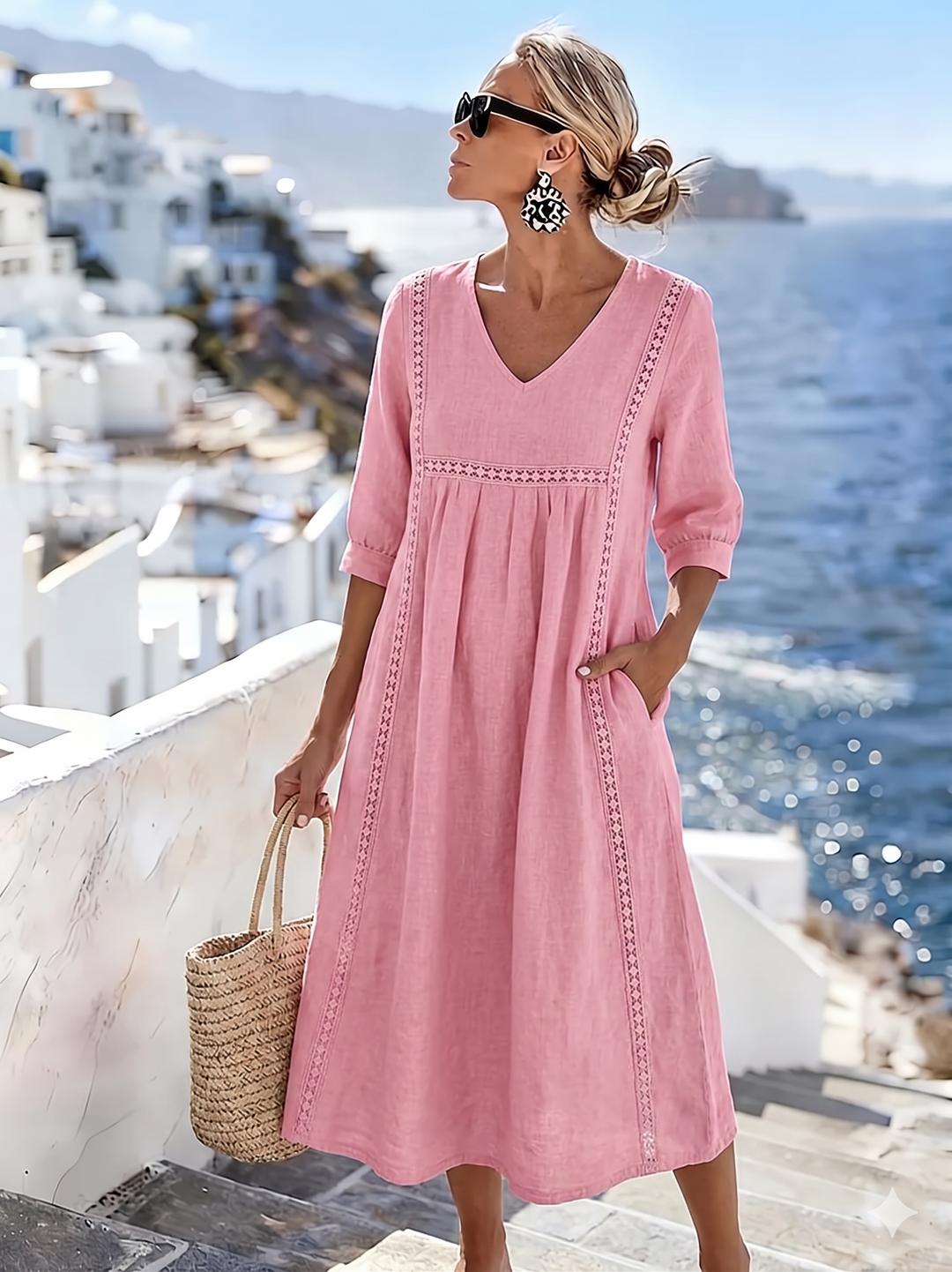 Helena - Patchwork Lace Dress