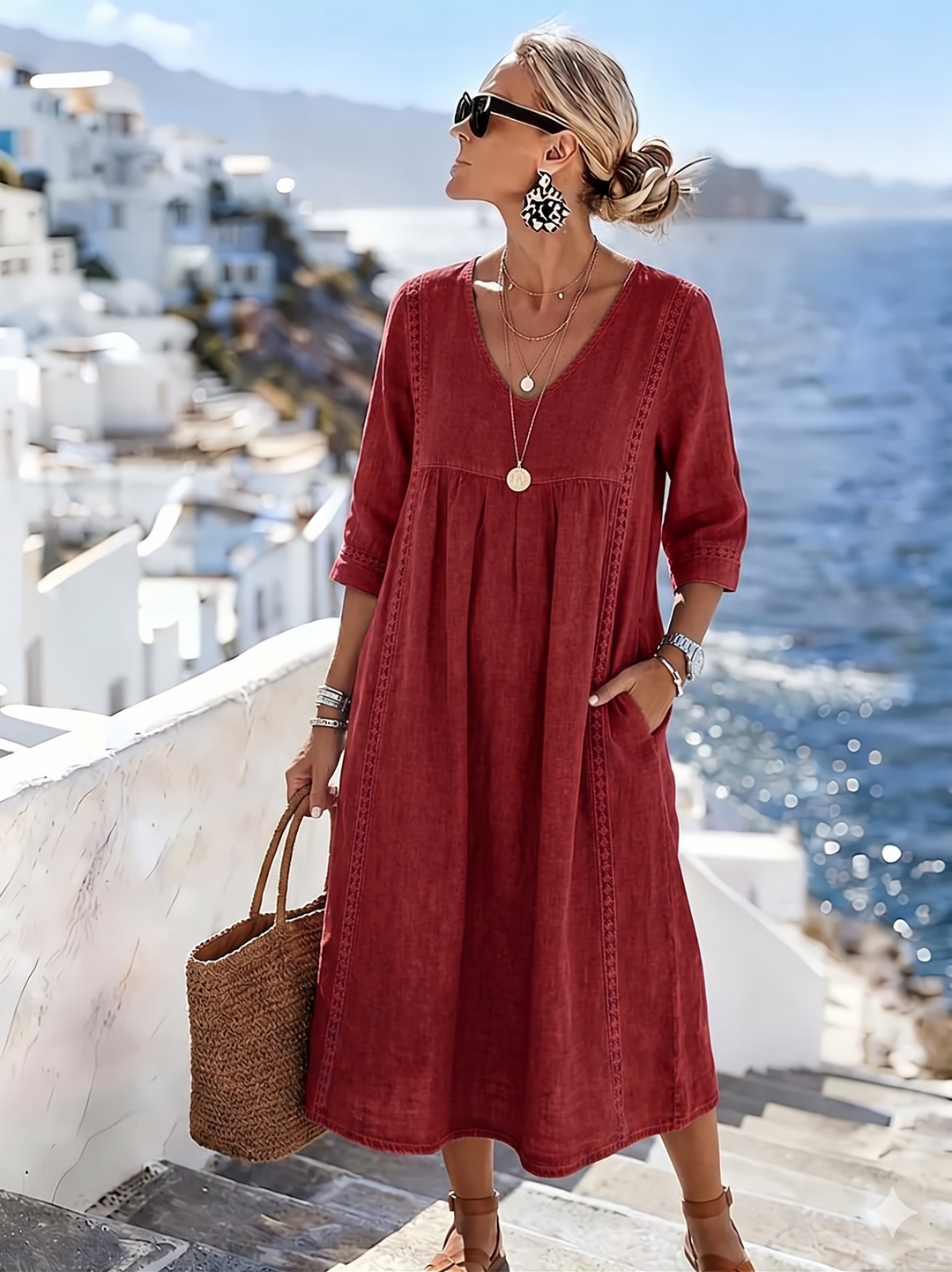 Helena - Patchwork Lace Dress
