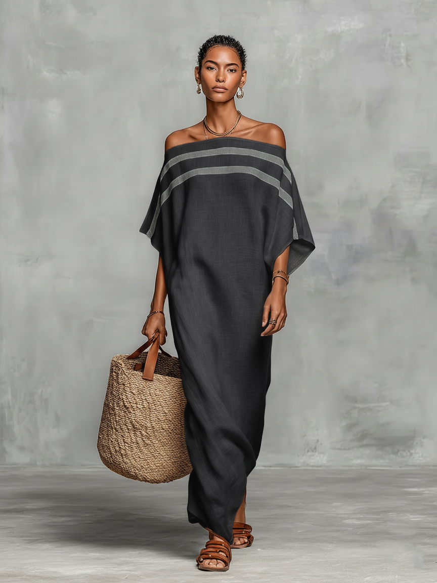 Victoria - Linen Maxi Dress