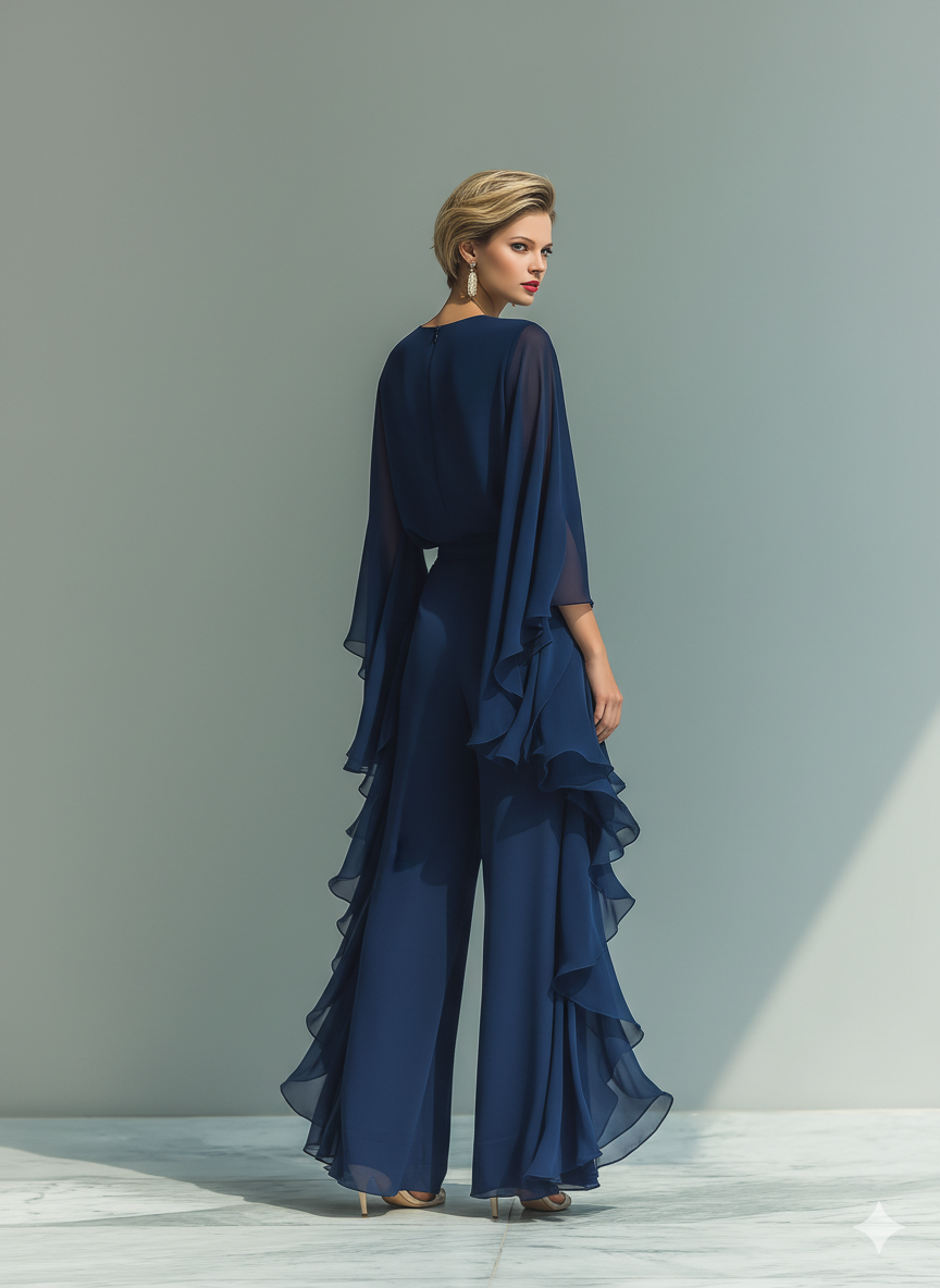 Eleanor - Chiffon Ruffle Set