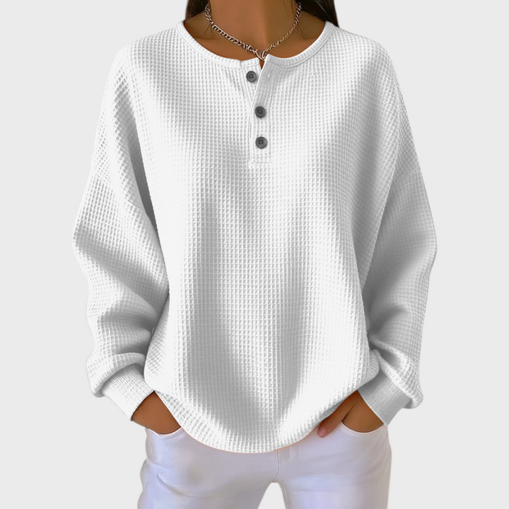Iris | Waffle Knit Jumper